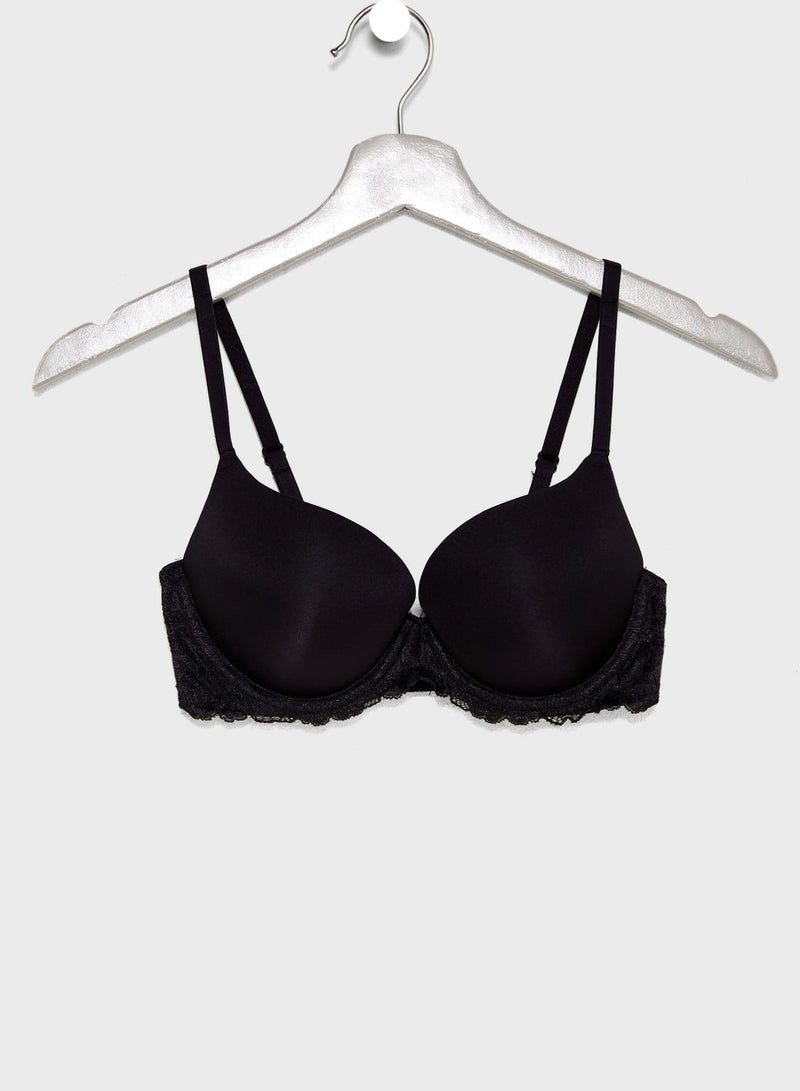 Dorina Lace Detail Push Up Bra  - Image 1