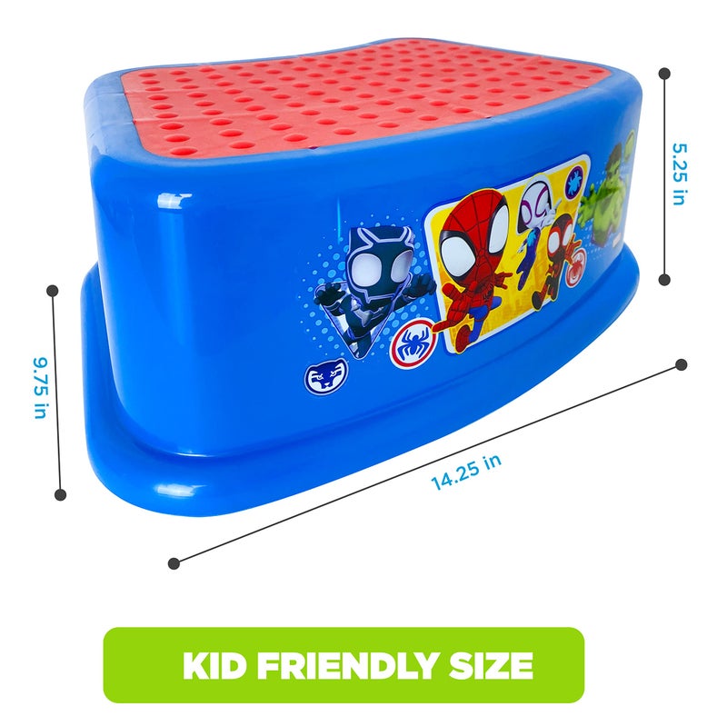 ginsey Spidey and His Amazing Friends Team Up 2 Piece Essential Potty Training Set - Soft Potty Seat, Step Stool - Image 4