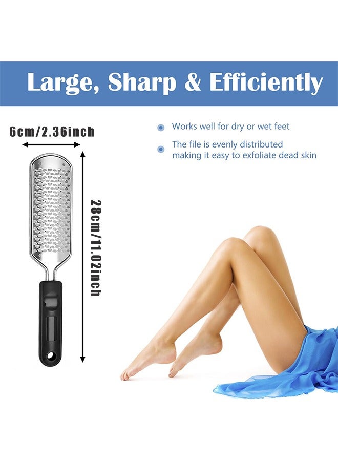 مبردات قدم احترافية، مقشر قدم ضخم من الفولاذ المقاوم للصدأ قابل للفصل، لوازم مقشر القدم، أدوات قابلة للغسل وإعادة الاستخدام - Image 2