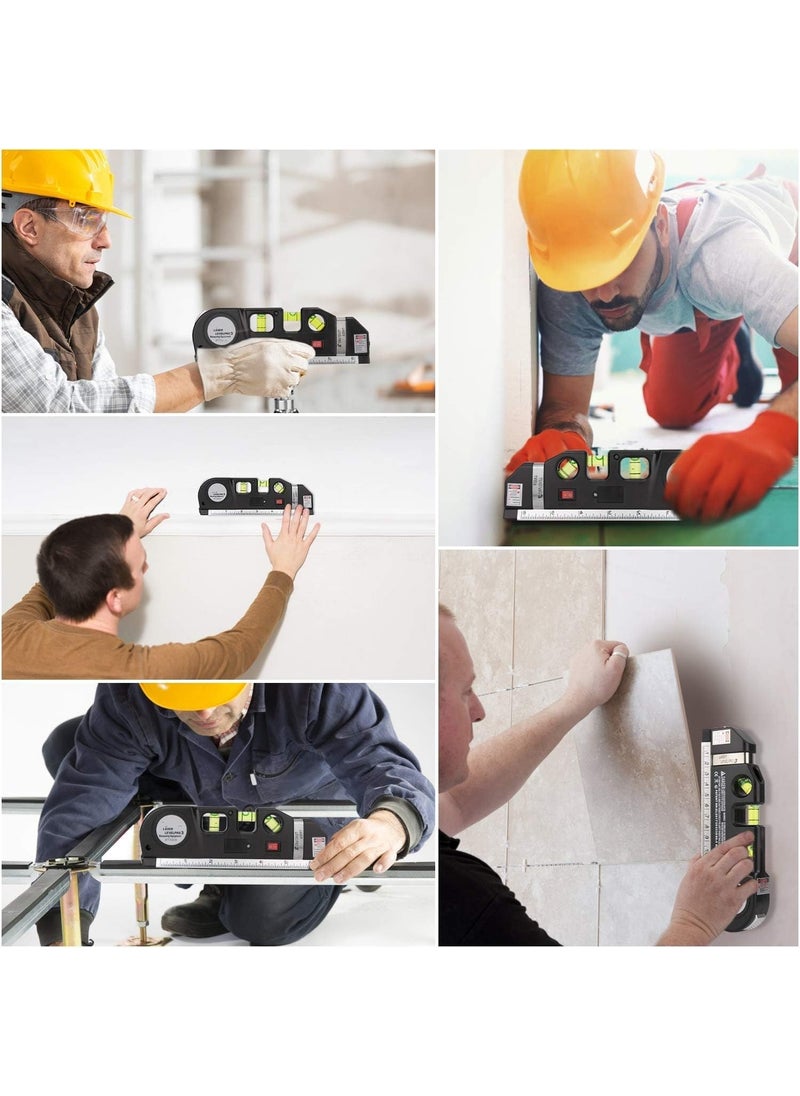 VATTU VATTU Laser Level Tool Multipurpose Laser Level Kit Standard Cross Line level Line leveler Beam Tool with Metric Rulers  - Image 5