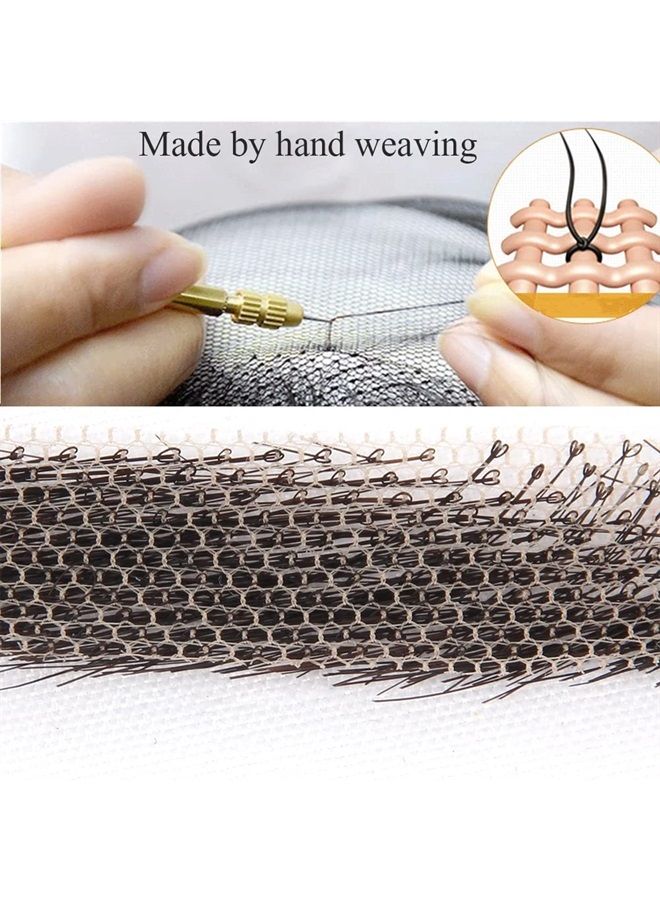 CliCling MMB2-1B Human Hair Artificial Handmade Crochet Invisible Realistic Natural Fake Eyebrows - Image 5