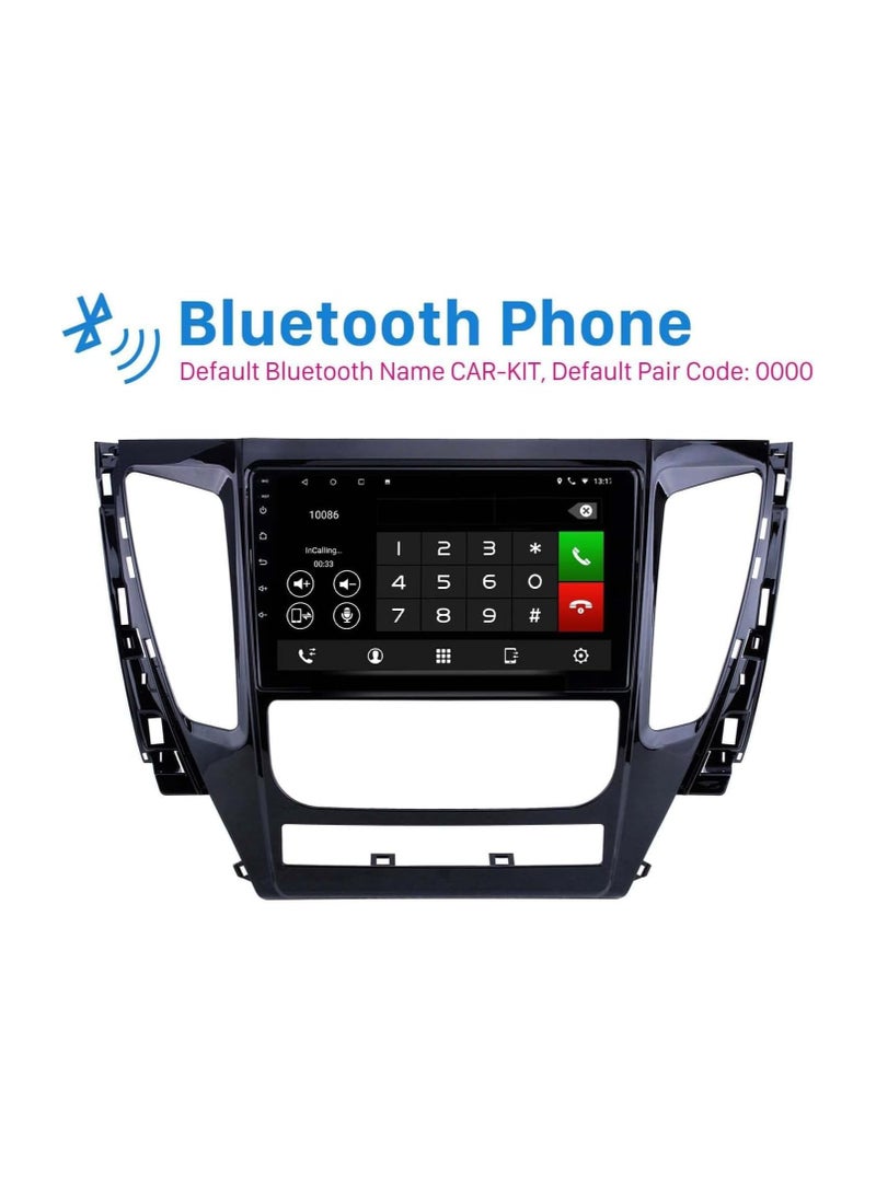 SHEZA STAR ستيريو سيارة أندرويد لميتسوبيشي مونتيرو سبورت 2015 2016 2017 2018 2019 2020 2021 4 جيجابايت رام 64 جيجابايت روم ميرورلينك واي فاي BT، 9 بوصة تدعم أبل كاربلاي، شاشة لمس 2.5D IPS مع كاميرا احتياطية متضمنة - Image 2