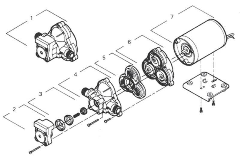 SHURFLO 2088-394-144 3.0 GPM Demand Water Pump - Image 3