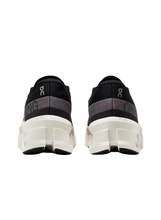 أون On Cloudmonster 2 حذاء جري منخفض القمة مريح، قماش شبكي، ممتص للصدمات ومضاد للانزلاق (أسود/أبيض) - Image 4