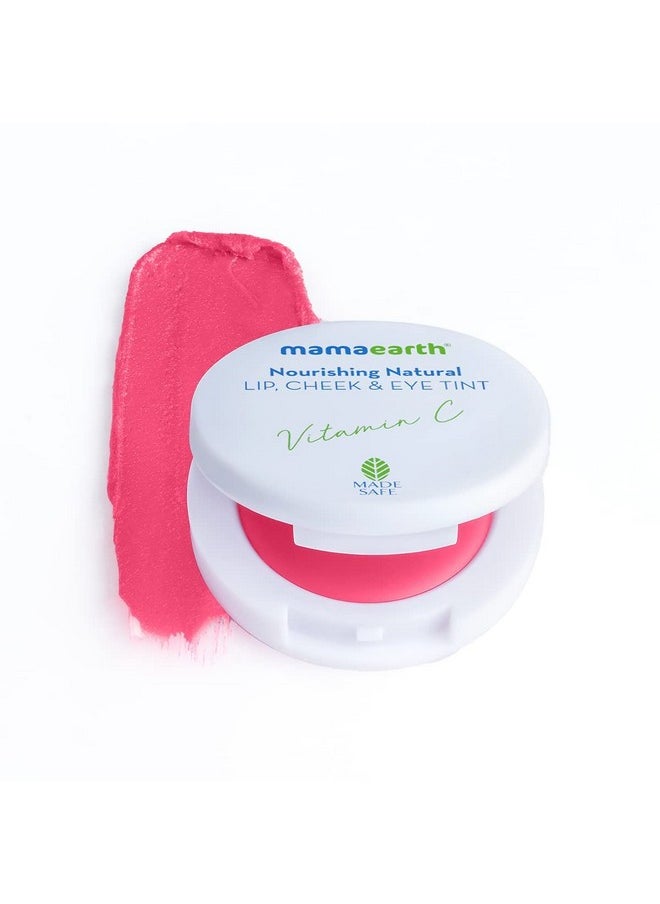 Mamaearth Nourishing Natural Lip Cheek & Eye Tint With Vitamin C & Beetroot 01 Beet Red 4 G  - Image 1