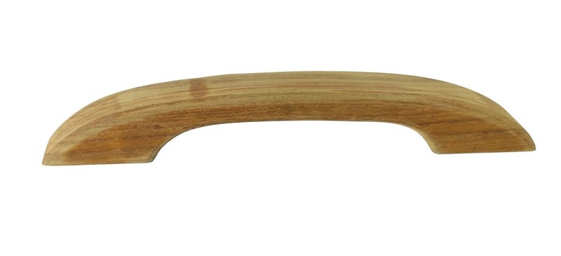 Furnexcel SH026 Wooden Handle for Main DoorsWardrobesCabinetsCupboards Oak Brown Conceal Handle Teak 275mm30mm40mm LWH Set of 2  - Image 2
