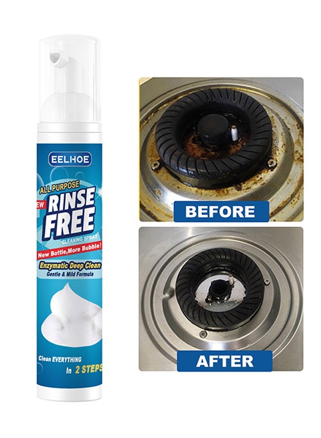 إيلهو منظف رغوي للبقع الزيتية الثقيلة في المطبخ بدون شطف، منظف رغوي للأسطح من الفولاذ المقاوم للصدأ، منظف خاص لإزالة الدهون في المطبخ، منظف لبقع الزيت على سطح الطهي وإزالة الصدأ، حجم 100 مل - Image 1