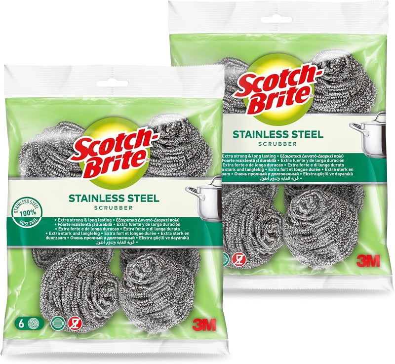 Scotch Brite Scotch-Brite Stainless Steel Scrubber Value Pack - Image 2