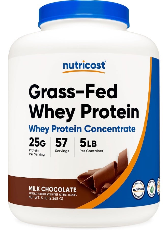 Nutricost Grass-Fed Whey Protein Concentrate - Undenatured, Non-Gmo, Gluten Free, Natural Flavors - Image 1
