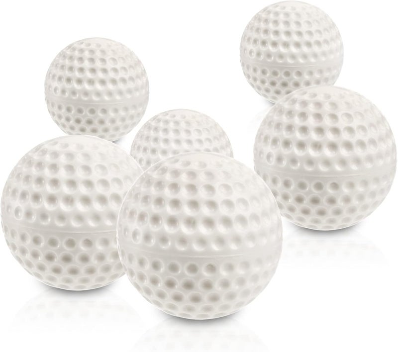 Tebery 12 Pack Green Dimpled Baseballs, 9-Inch Pitching Machine Baseballs for Hand-Eye Coordination, Hitting and Fielding Practice - Image 4