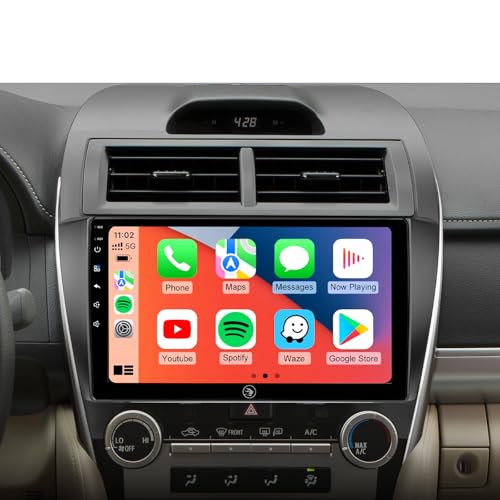 AINAVIGO 10.2" Car Stereo Radio for Toyota Camry 2012 2013 2014 - Wireless CarPlay Android Auto | 5G WiFi GPS Navigation | IPS HD Touchscreen | Bluetooth/FM/SWC | Plug & Play with 1080P Backup Camera - Image 1