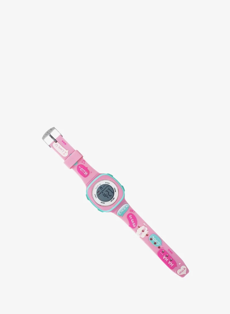 Curio  Kids's Plastic Digital Watch CU-2207LK-3 - 37 mm  | Best Price UAE