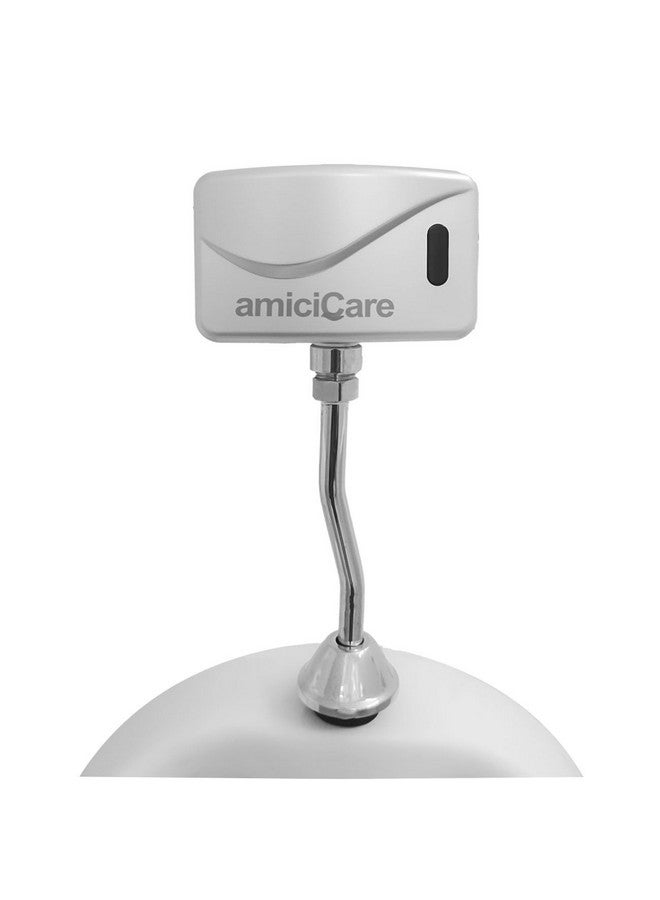 amiciCare Automatic Urinal Flush Sensor, Wall-Mounted Touchless Flush Valve for Male Urinal with Infrared Sensor - Image 1