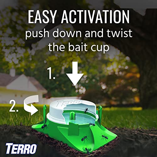 TERRO Outdoor Ready-to-Use Liquid Ant Bait Killer and Trap - Kills Common Household Ants - 12 Bait Stations - T1804-3SR - Image 3
