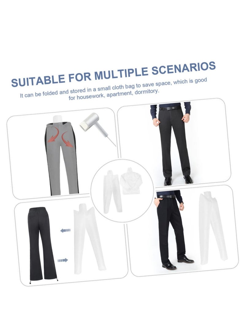 SOLARAE Travel Dryer Quick Clothes Drying Bag With Elasticity And Breathability For Use With Hair Dryer. Quick Drying Clothes Bag With Air Inlet And Outlet, Set Of 2 pieces, Long Sleeves And Trousers - Image 3
