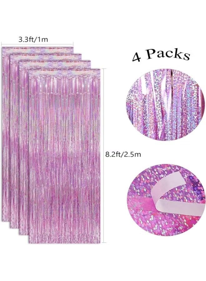 مجموعة من 4 شرائط زينة معلقة للحفلات - Image 2