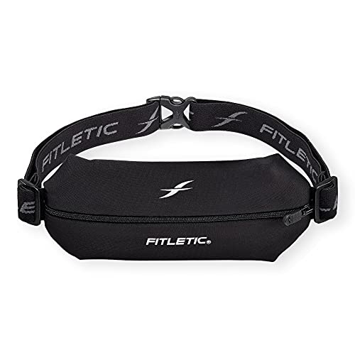 Fitletic Active Lifestyle Fanny Pack & Mini Sports Running Belt For Men & Women – Lightweight, Low Profile- Ultra-Soft Expandable Lycra Pouch - Fits All Phones – Inner Pocket - Image 1