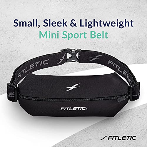 Fitletic Active Lifestyle Fanny Pack & Mini Sports Running Belt For Men & Women – Lightweight, Low Profile- Ultra-Soft Expandable Lycra Pouch - Fits All Phones – Inner Pocket - Image 3