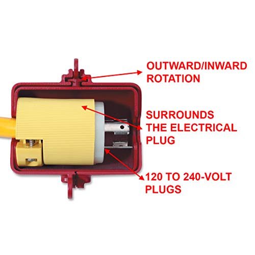 Master Lock 488 Lockout Tagout Electrical Plug Lockout, 220-550 Volts - Image 4