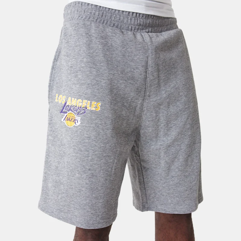 NEW ERA Men's Los Angeles Lakers Team Script Shorts