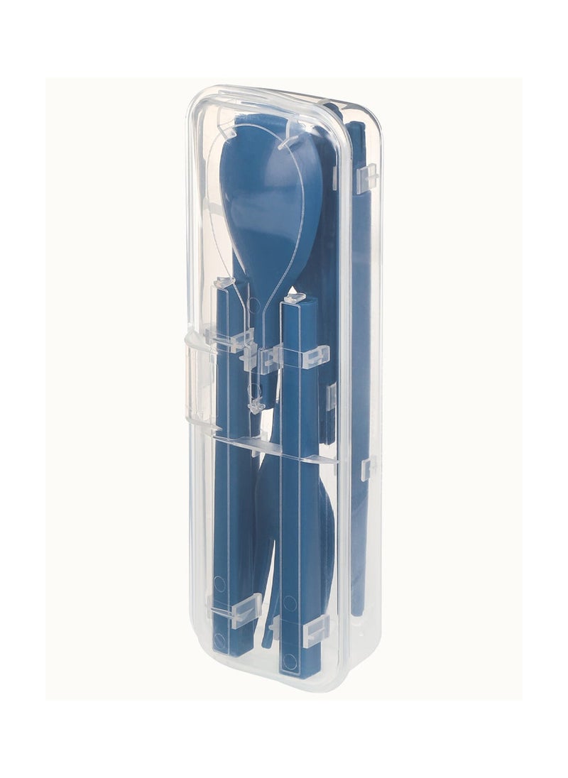 sistema - Sistema Cutlery To Go :Travel-Ready, Lunch Box Essential , BPA-Free & On-the-Go, Blue , Made In New Zealand - Image 1