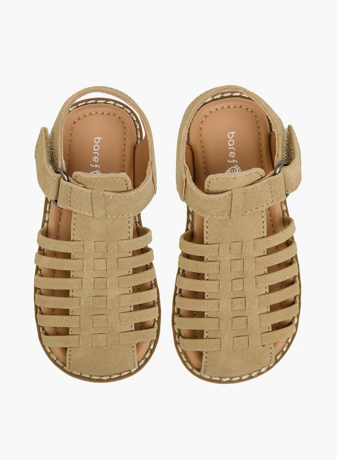Barefeet صنادل الأولاد بحزام هوك وحلقة - Image 1