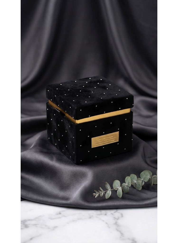 Embellished Gift Box with Ribbon Bow - Image 1
