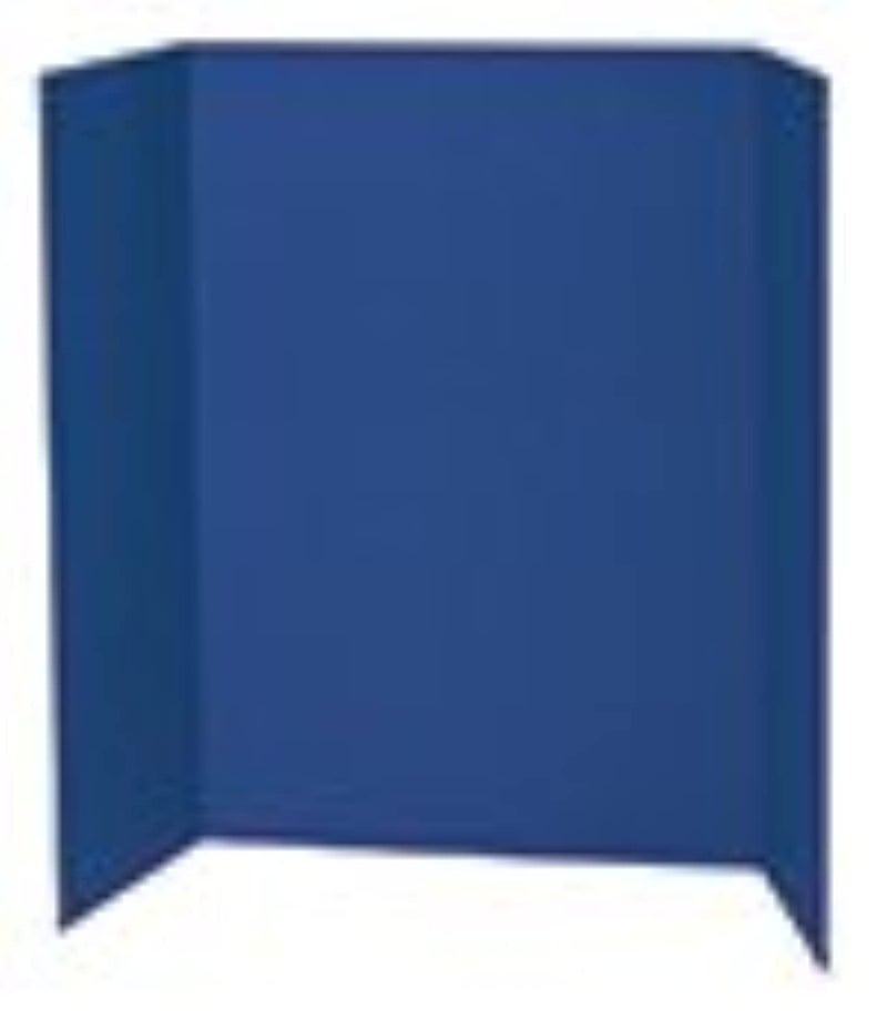Pacon Spotlight 1 Ply Trifold Display Board, 48" Width x 36" Height, Blue - Image 2