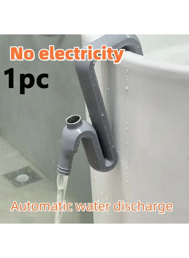 Self Priming Siphon Hose Kit 1PC for Rainwater Transfer Automatic Drainage Durable Plastic - Image 1