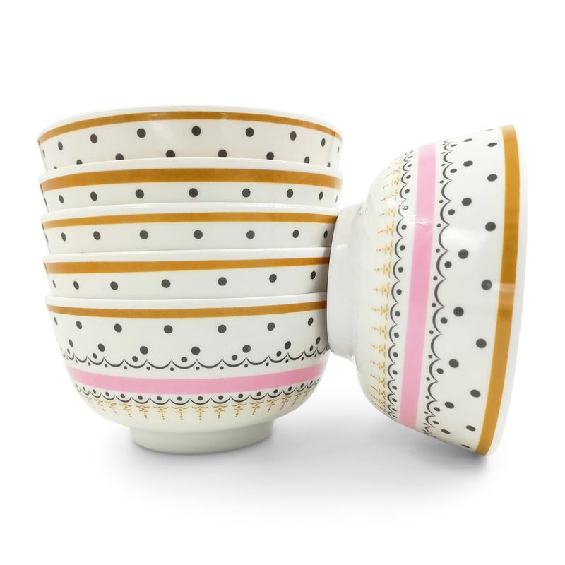 Superware | Pure Melamine | Katori Set - Diamond 3.5” (6 nos.) | Stain Free, Glazed Finish - Image 3