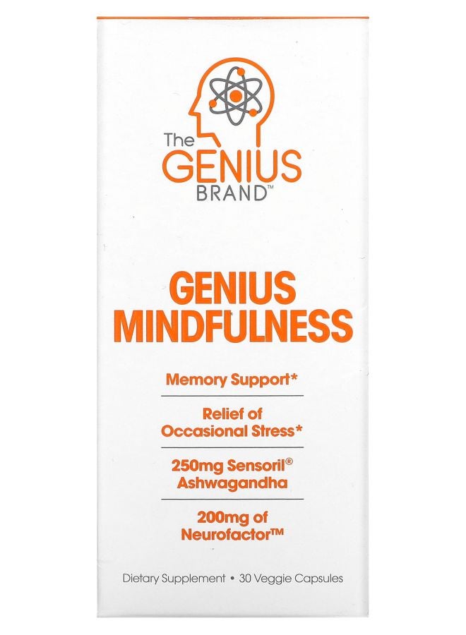 Genius Mindfullness 30 Veggie Capsules