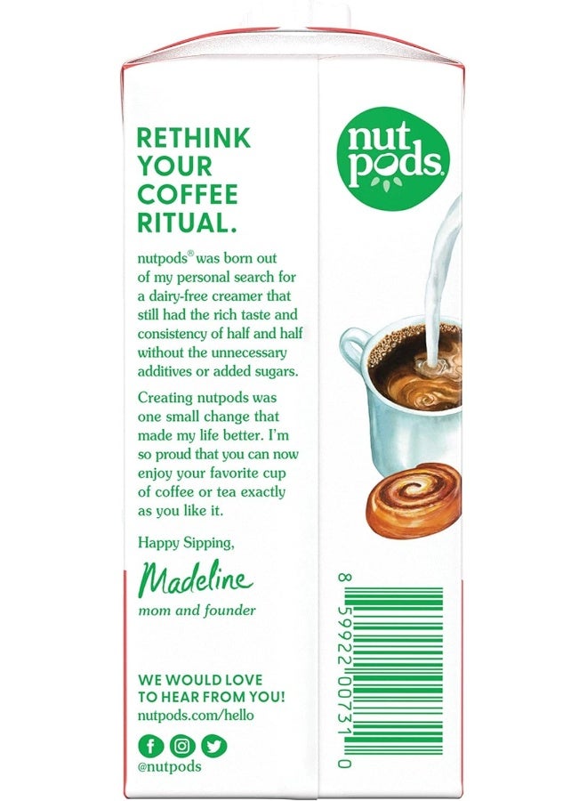 nutpods Cinnamon Swirl Coffee Creamer - Unsweetened Non Dairy Creamer Made from Almonds and Coconuts - Keto Creamer, Whole30, Gluten Free, Non-GMO, Vegan, Sugar Free, Kosher (12-Pack) - Image 3
