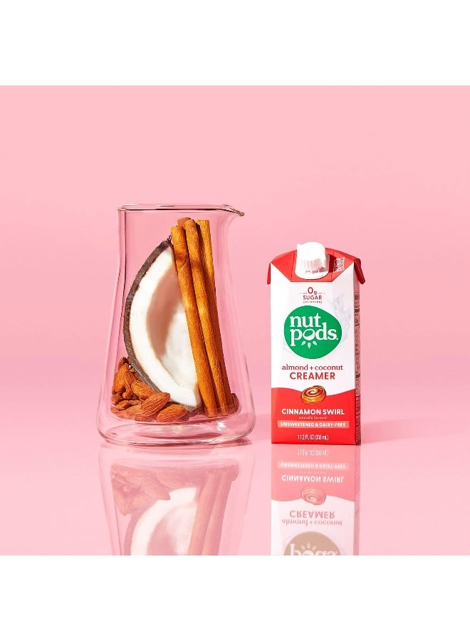 nutpods Cinnamon Swirl Coffee Creamer - Unsweetened Non Dairy Creamer Made from Almonds and Coconuts - Keto Creamer, Whole30, Gluten Free, Non-GMO, Vegan, Sugar Free, Kosher (12-Pack) - Image 5