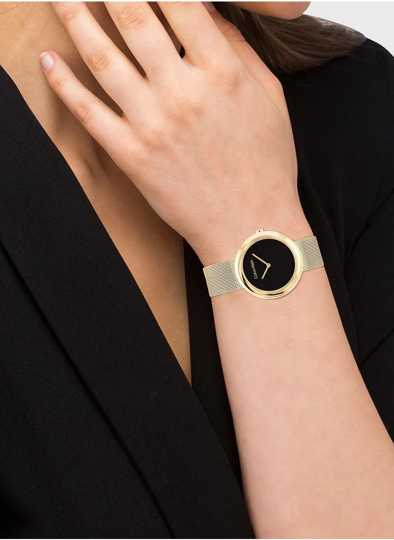 CALVIN KLEIN Twisted Bezel Analog Watch
