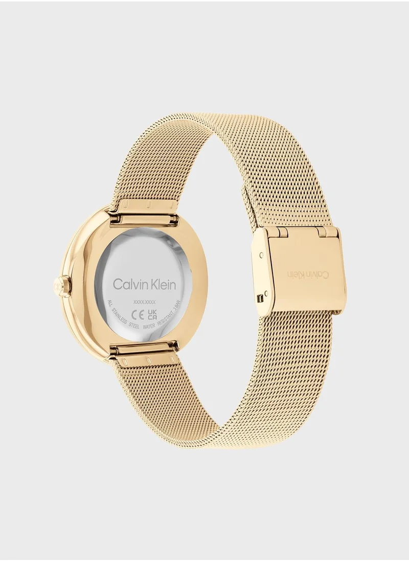 CALVIN KLEIN Twisted Bezel Analog Watch