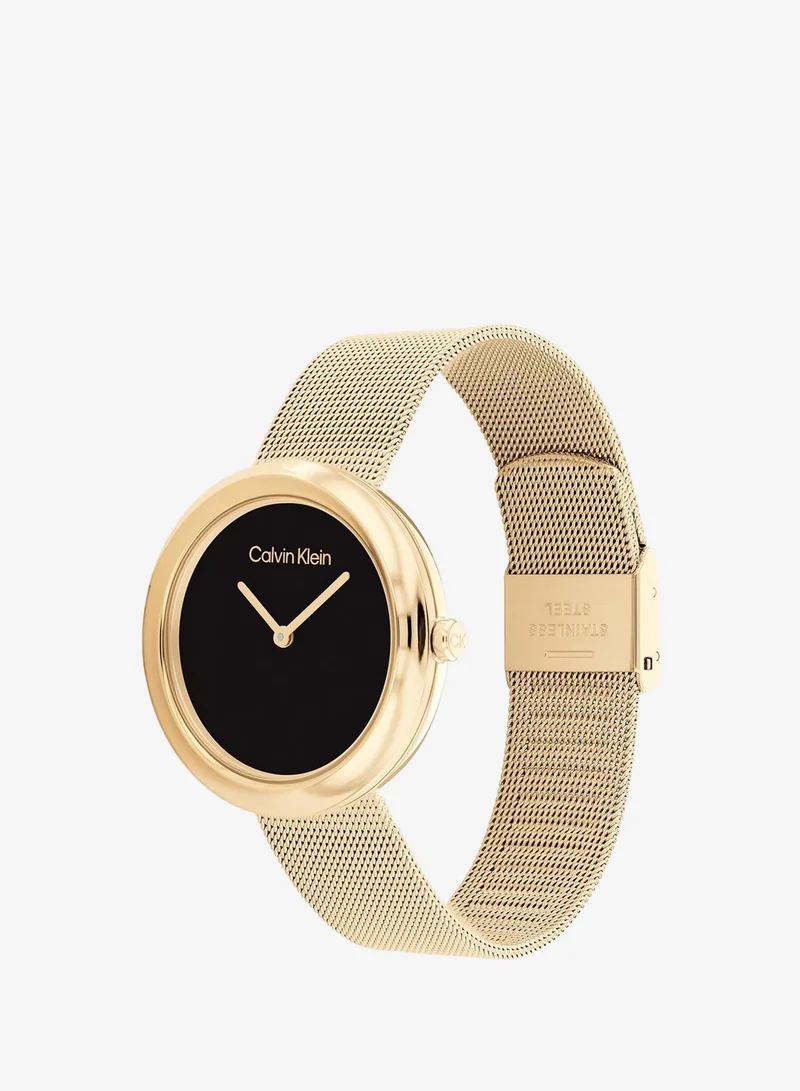 Calvin Klein Twisted Bezel Analog Watch