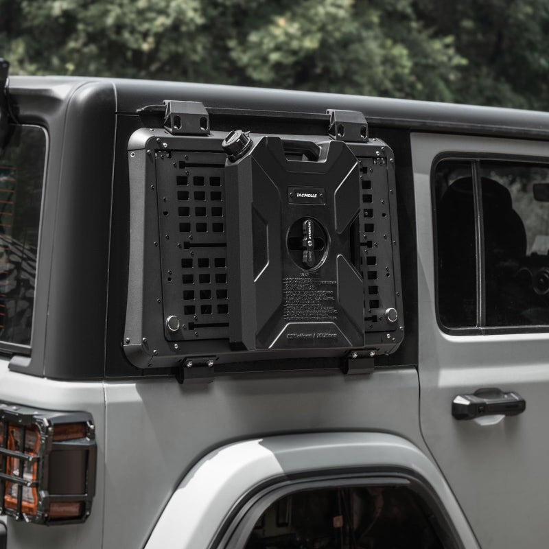 TACMOLLE 2.5 Gallon Water Can - MOLLE Panel Water Tank with Mount, Spout, Water Can Container Pack Fits MOLLE Panels for Vehicles - Image 2