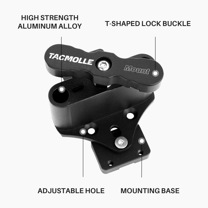 TACMOLLE 2.5 Gallon Water Can - MOLLE Panel Water Tank with Mount, Spout, Water Can Container Pack Fits MOLLE Panels for Vehicles - Image 4