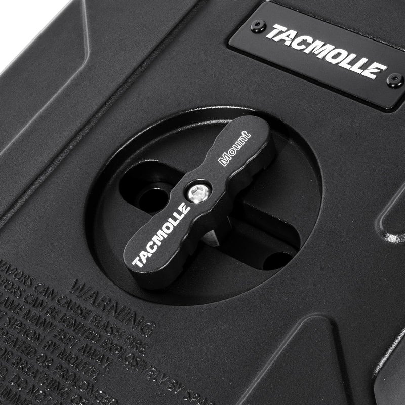TACMOLLE 2.5 Gallon Water Can - MOLLE Panel Water Tank with Mount, Spout, Water Can Container Pack Fits MOLLE Panels for Vehicles - Image 3