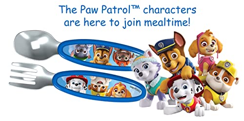 Playtex Mealtime Paw Patrol Utensils for Boys Including 1 Spoon and 1 Fork(Pack of 1) - Image 3