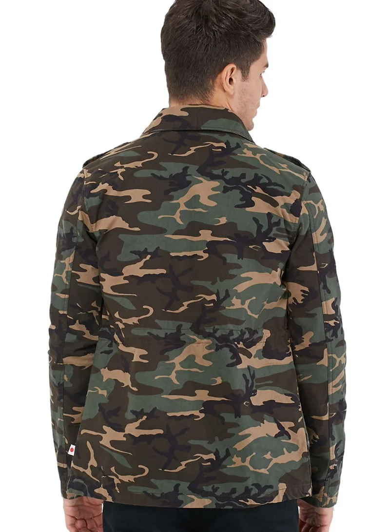 BELLFIELD Camo Print Field Jacket