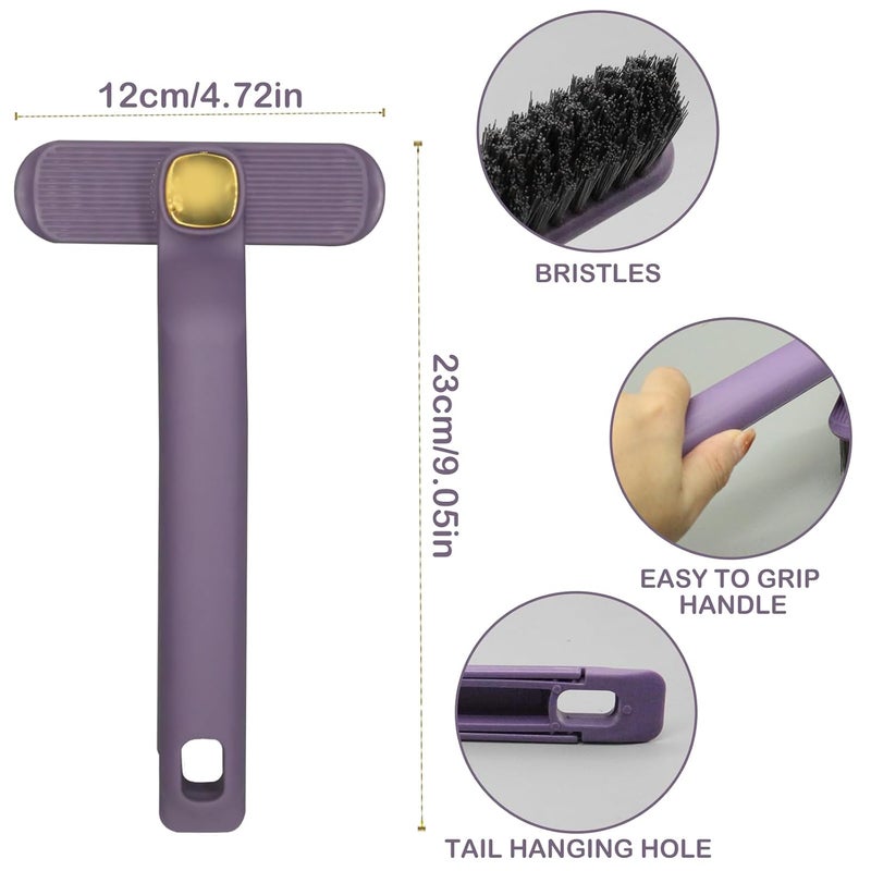 Tech King Multi-Function Rotating Crevice Cleaning Brush, 360 Degree Rotating Hard Bristle Crevice Gap Brush, Corners Cleaning Tool for Cleaning Bathroom, Kitchens Tile Floors - Image 2