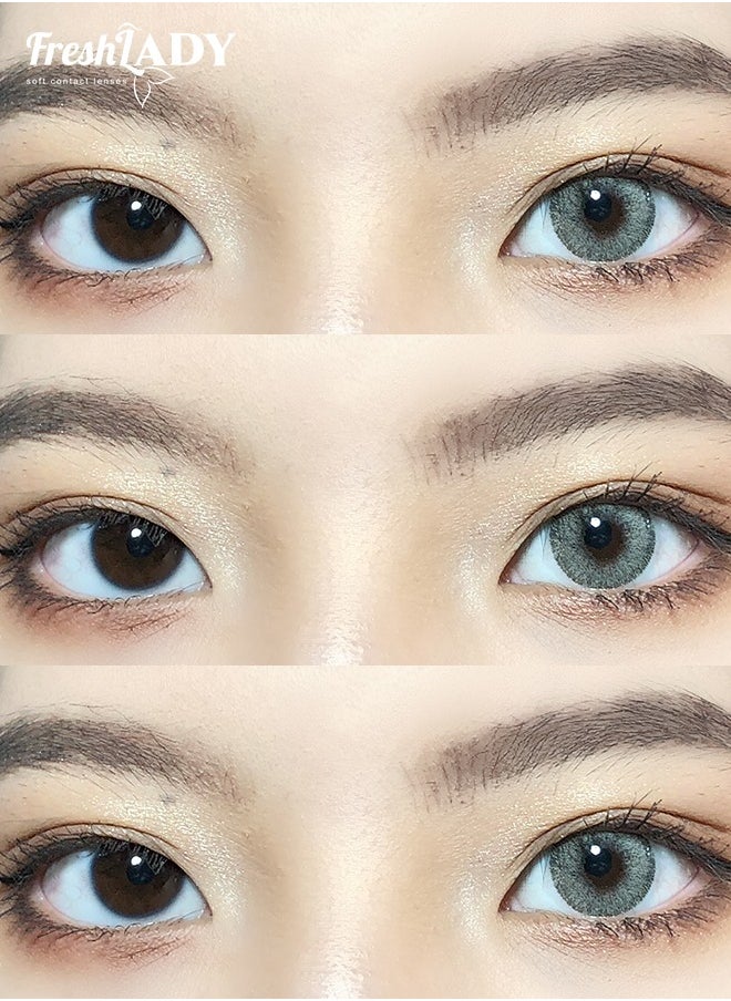 FreshLady Freshlady Ice 14.20mm Colored Contact Lenses 1 Year Disposable for Daily Wear  - Image 5
