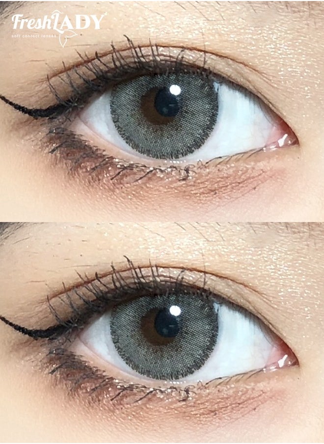FreshLady Freshlady Ice 14.20mm Colored Contact Lenses 1 Year Disposable for Daily Wear  - Image 2