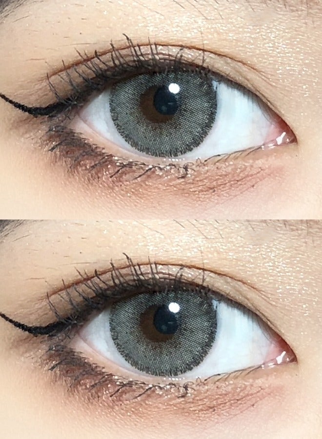 سيدة جديدة عدسات لاصقة ملونة رمادية من فريش ليدي للاستخدام السنوي - Image 2