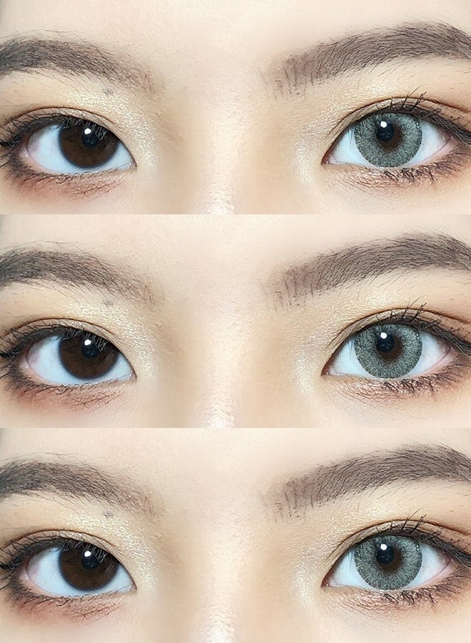 سيدة جديدة عدسات لاصقة ملونة رمادية من فريش ليدي للاستخدام السنوي - Image 5