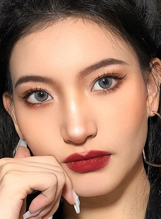 سيدة جديدة عدسات لاصقة ملونة رمادية من فريش ليدي للاستخدام السنوي - Image 3