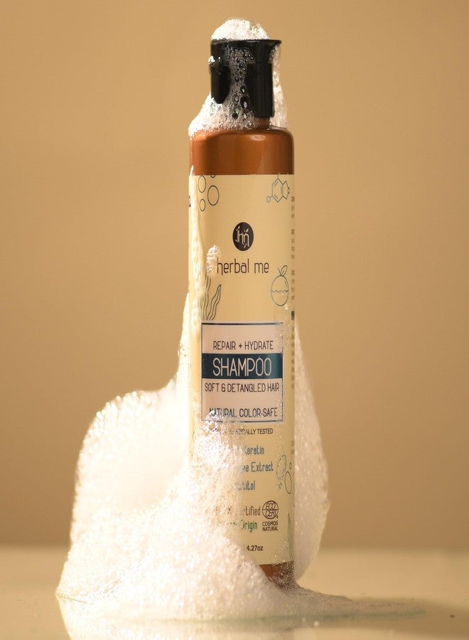 Herbal Me Combo Pack Of 2 , Nut Brown Hair Colour with Repair + Hydrate Shampoo , Chemical-Free - Image 3