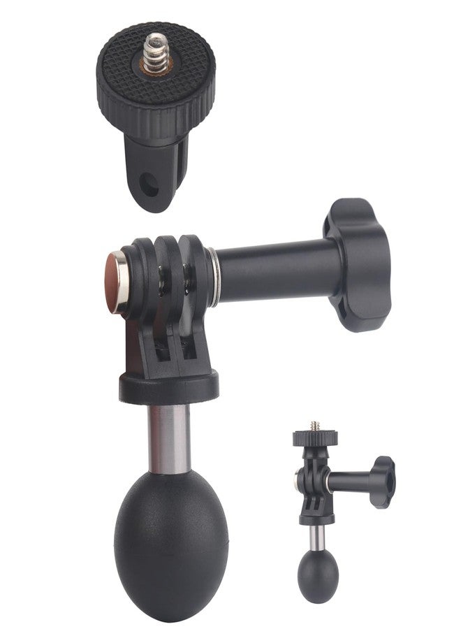 Rigdance حامل كاميرا Rigdance للسيارة، حامل كروي لكاميرات GoPro وInsta360 - يُركّب على مقبس كروي للتثبيت مقاس 1 بوصة/25 مم - Image 1