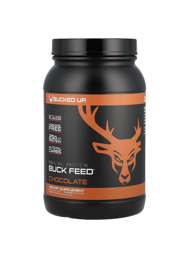 Buck Feed ™, Original Protein, Chocolate, 35.34 oz (1,002 g)